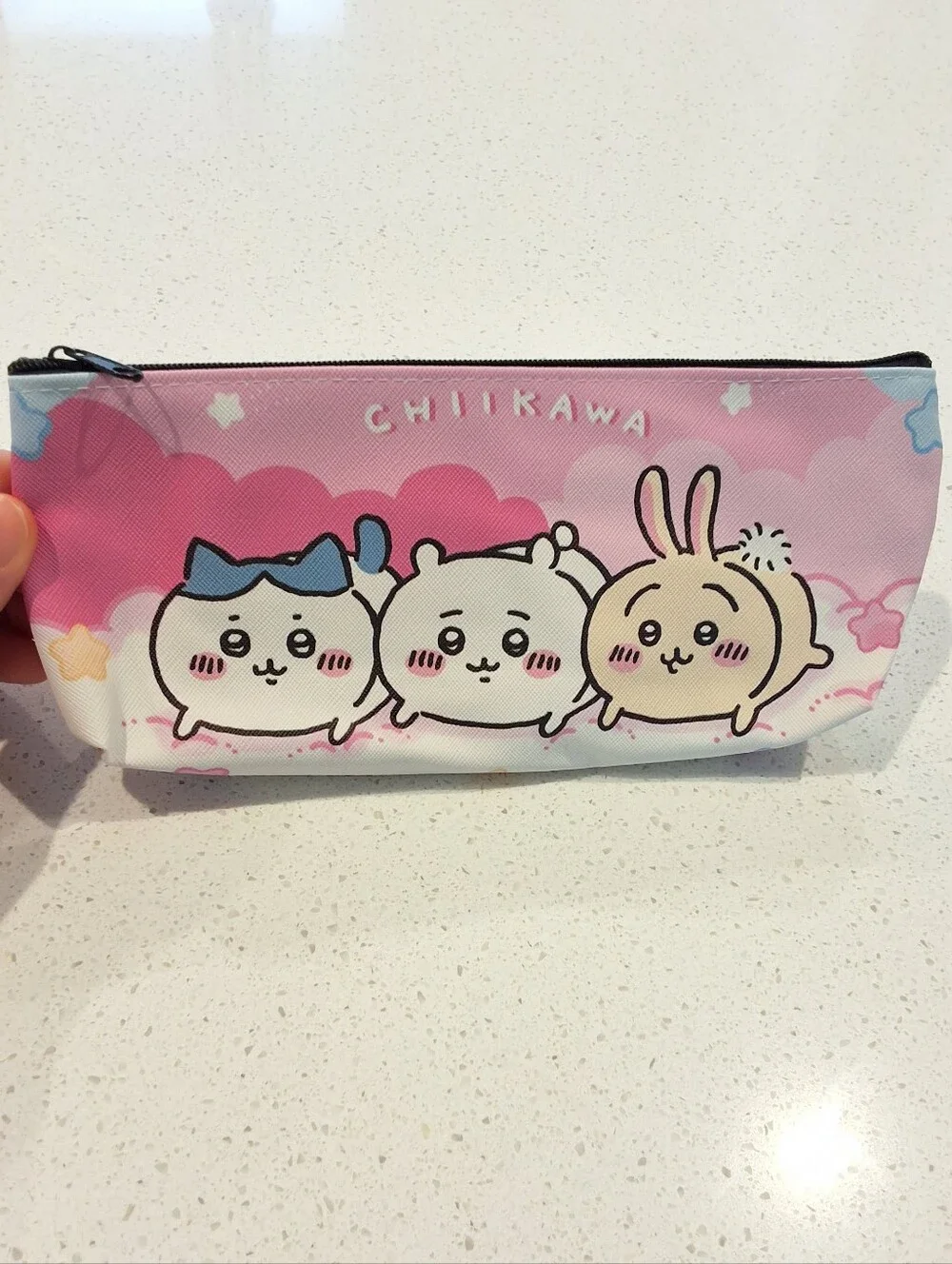 Chiikawa Hachiware Usagi Makeup Bag Pencil Pouch Double Sided, NEW